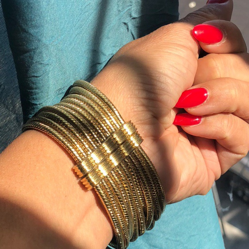 🌹Gold-plated DRIZZLE slanky bracelet
